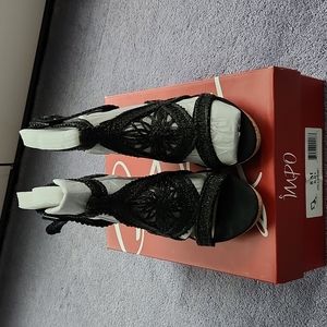 Impo cork and straw platform sandals.  Size 8. New without tags